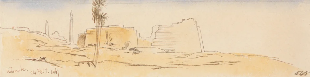 Karnak, 24 février 1867